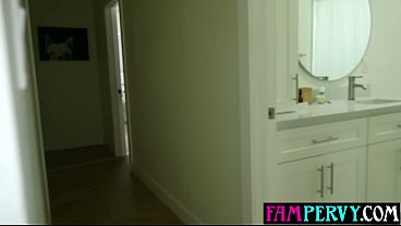 Busty grounded teen stepdaughter fucks stepdad to avoid trouble