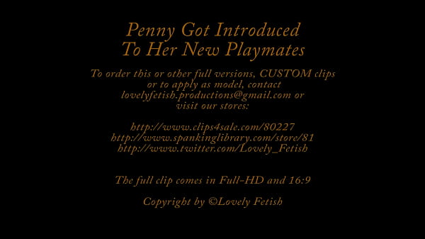 Penny Got Introduced To Her New Playmates - Full Version Sale: $10
