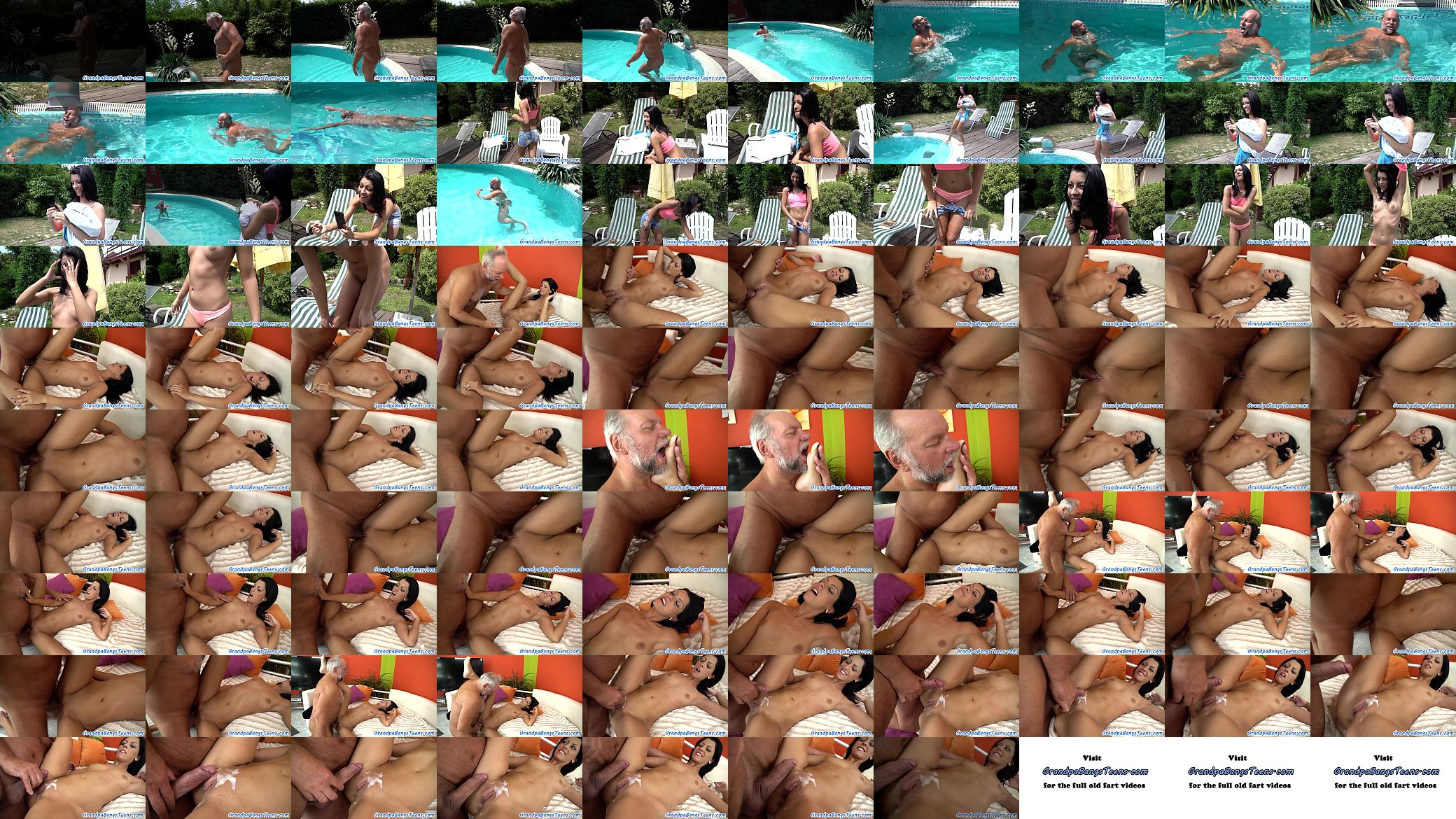 Lovely teen screwed by a lucky grandpa 预览图