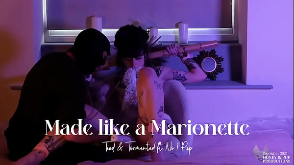 ** clip available! **Honey's got all tied up again...Watch to find out how much No1 Pup can make her wriggle & writh...