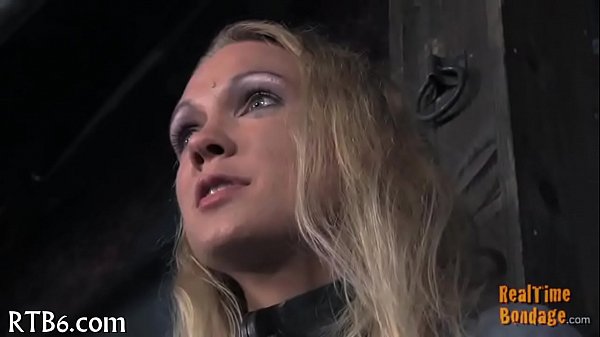 Angel is stripping inside cage