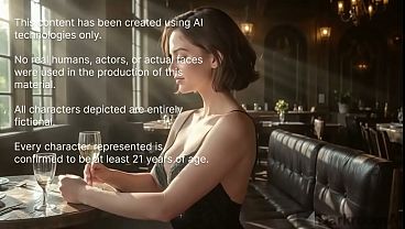 My stepmom got really turned on at the restaurant, so I helped her relieve her tension by fucking her in every hole [AI]
