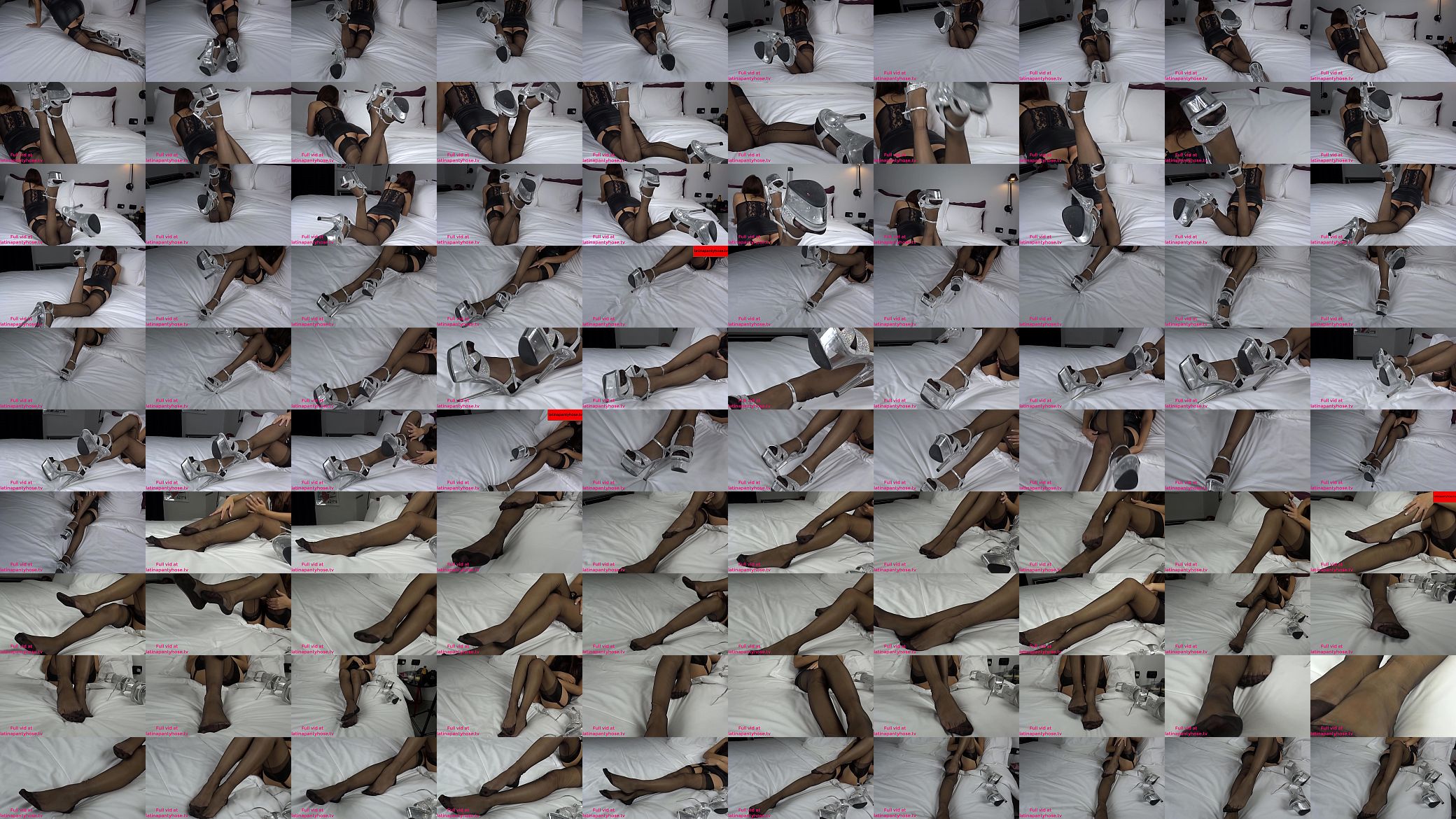 Delia first video, petite teen girl wearing pantyhose and nylon footjob in full video 预览图