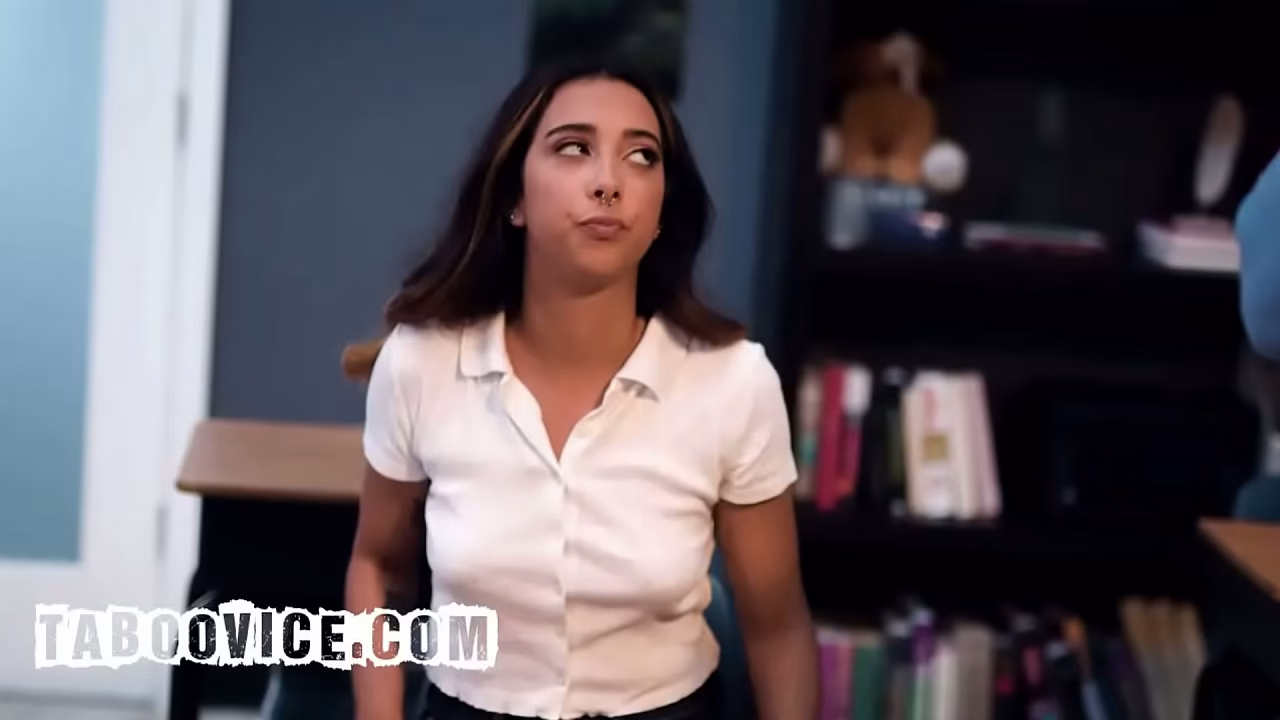 Fucking My Latina Stepdaughter In The Classroom