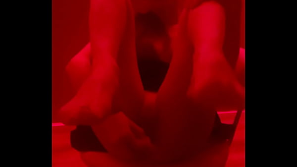 Sexy girl in the red room