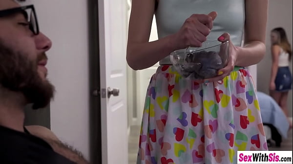 Sexy teens with nice asses Chloe Cherry and petite stepsis Ms Faris gets stepbrothers big dick after they cleaned it