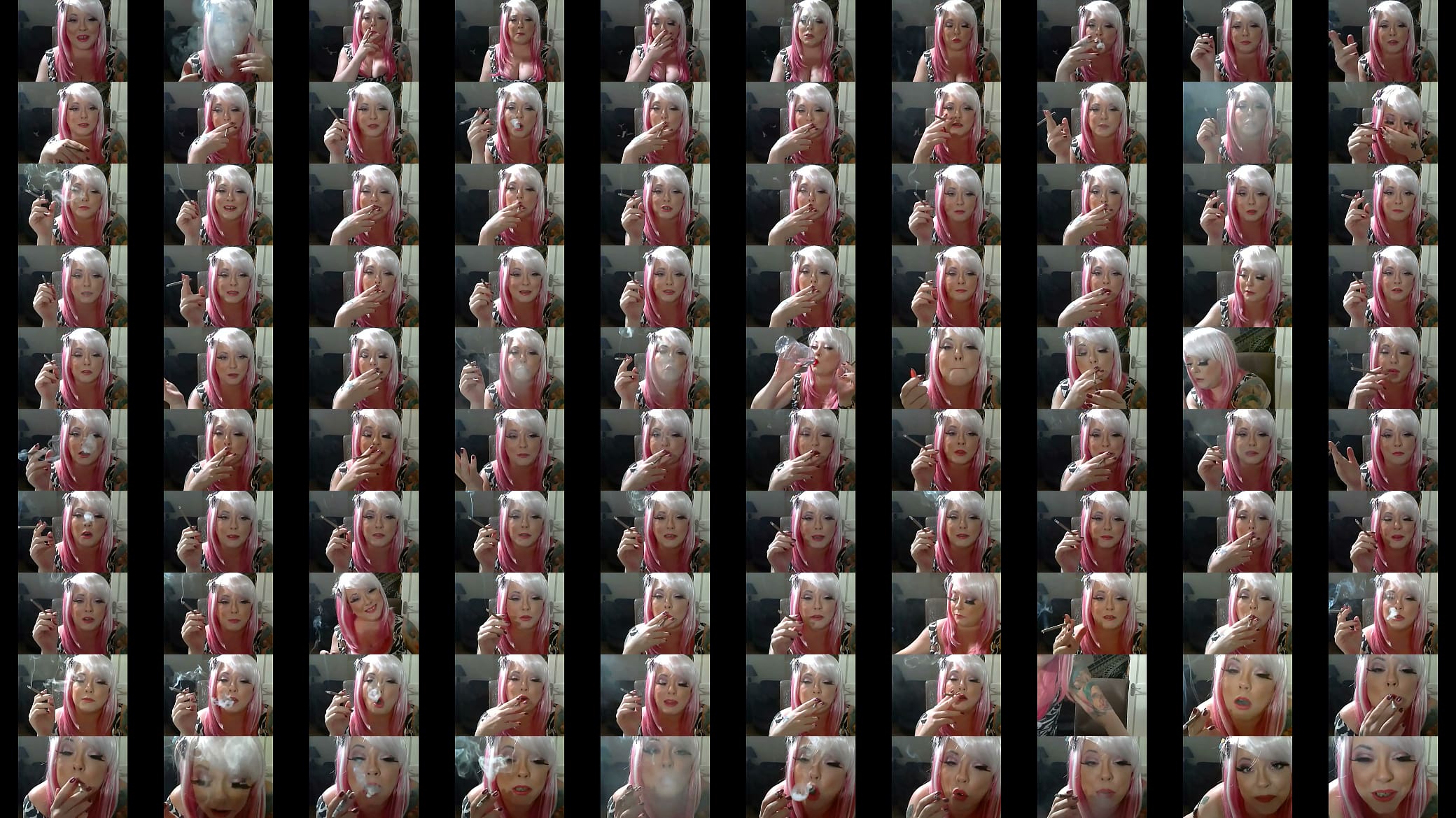 British BBW Slut Tina Snua Chain Smoking 2 120 Cigarettes 预览图
