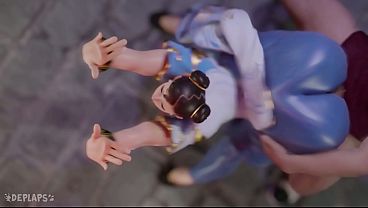 Chun-Li Kikoken Backshots