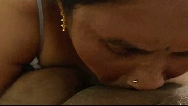 Hot and sexy wife blowjob