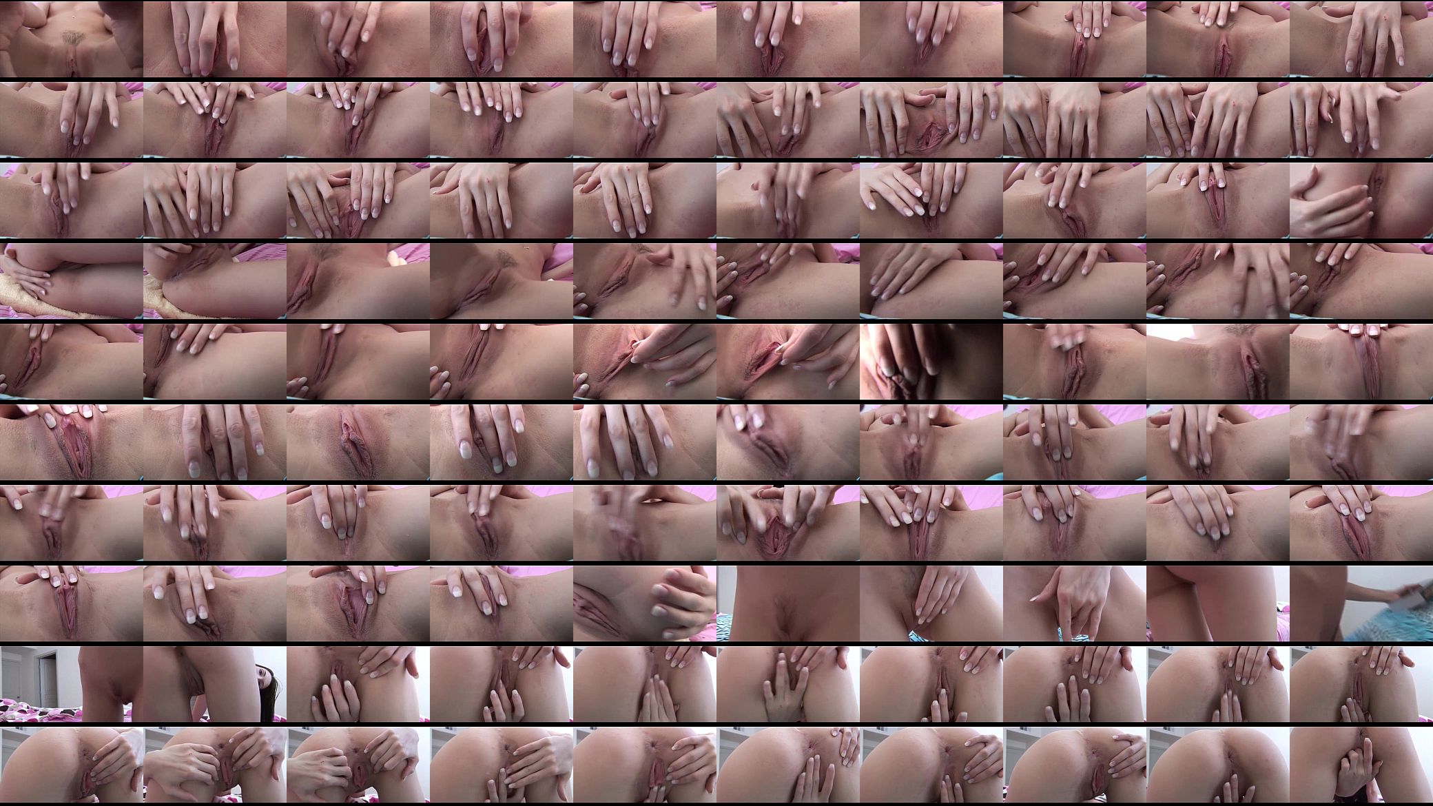 Verbal girl plays with wet pussy 预览图