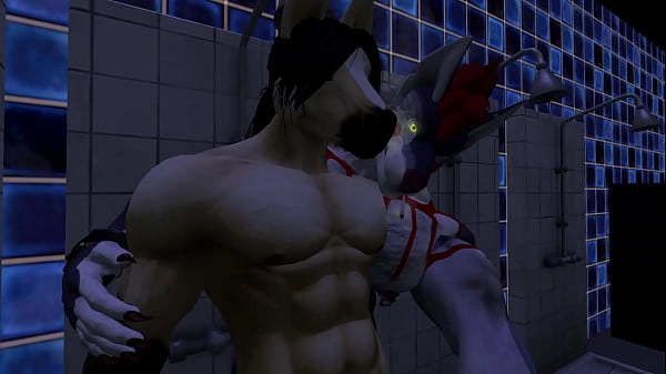 Étalon Branlé Dans La Douche