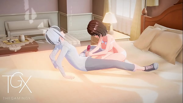 Anime Hentai Futanari Sex Games Sexy Girl Blowjob, Cowgirl, Anal in different positions