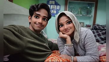 Indian Outdoor Bangali Stepsis bed Romanse kiss Audio Story video by -Snapzstudio Thumbnail