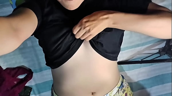 is filmed by her brother-in-law and touches her pussy nicely