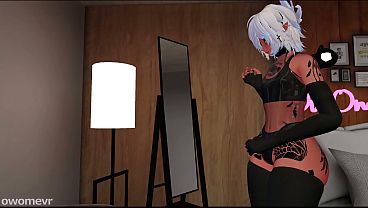 Hot Stepmom turns her Stepson into a cute Femboy then seduces and fucks him - VRChat ERP Preview