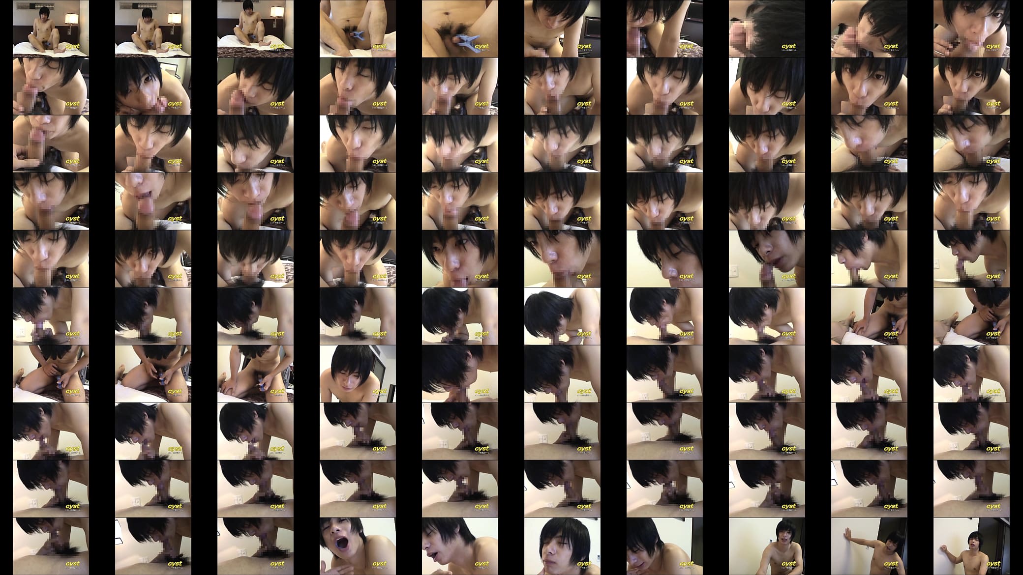 Tatsuya (5&#039; 5&quot; - 121 lbs. - 21 years old) gives a blowjob while enduring intense in his balls. Of course, he&rsquo;s to swallow his own jizz. 预览图