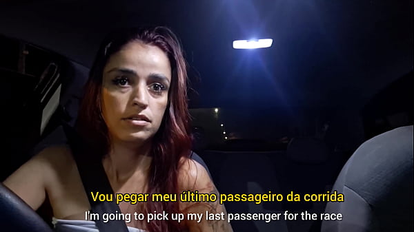 Married woman works as a ride-sharing driver and does dirty things to passengers!