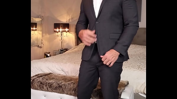 Classy Dressed And Jerking Off For You