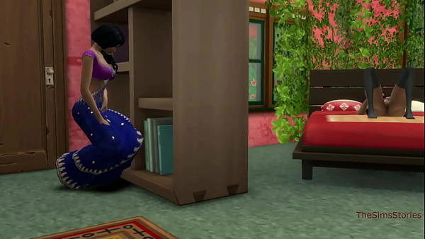 Sims 4, Lesbian milf stepmother caught stepdaughter masturbating