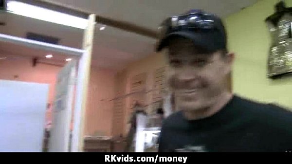 Desperate teen naked in public and fucks to pay...