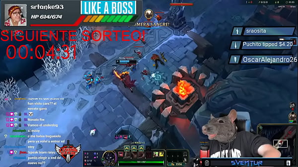 Raiyu cogiendose a Midway en Directo