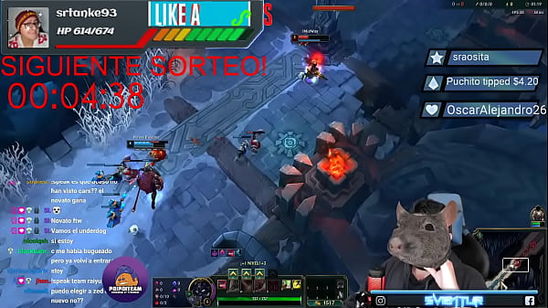 Raiyu cogiendose a Midway en Directo