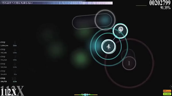 osu gameplay (((rainpie)))