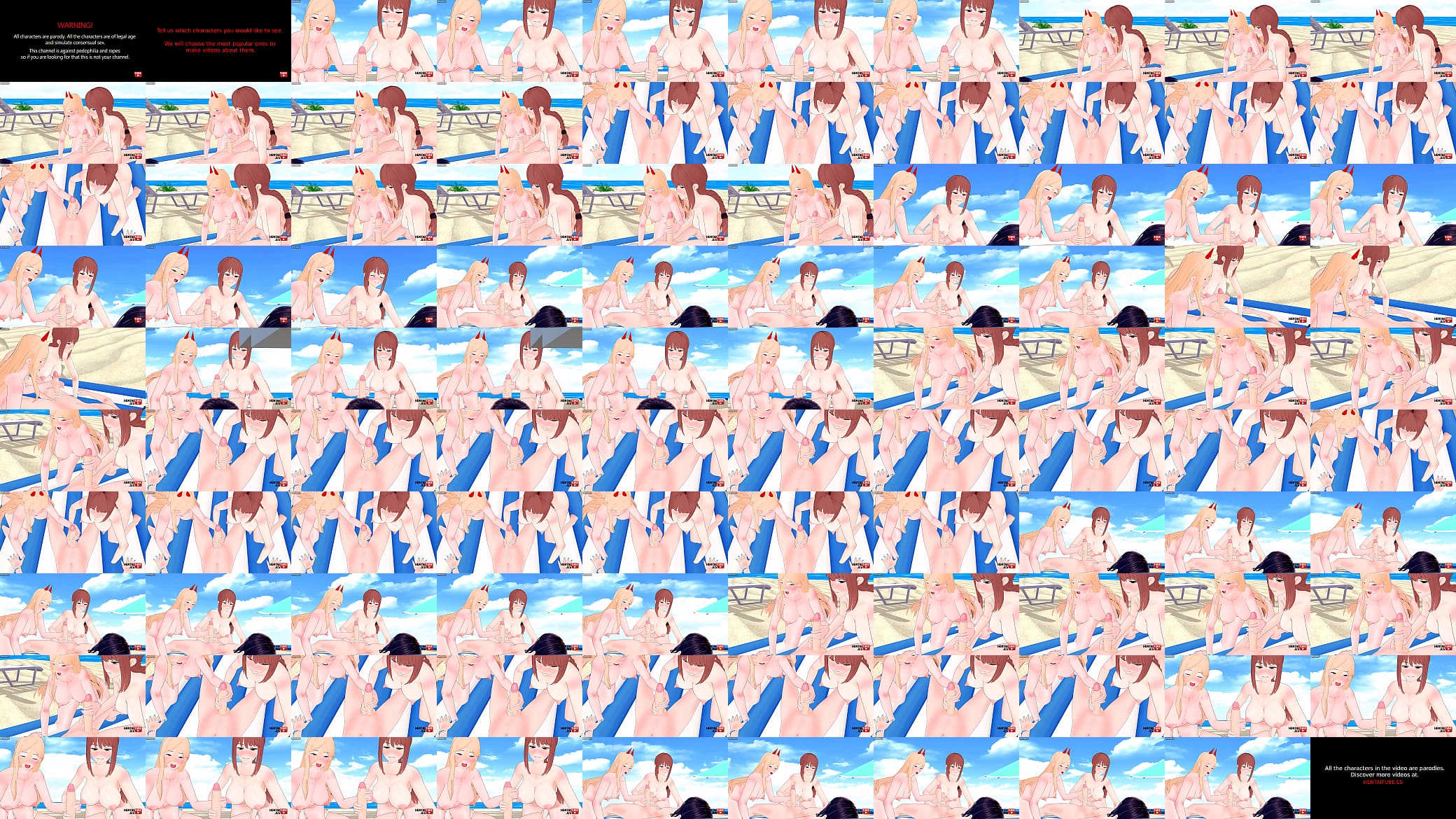 Chainsaw Man Hentai - Makima y Power jerking off - Anime Manga Asian Japanese Porn 预览图