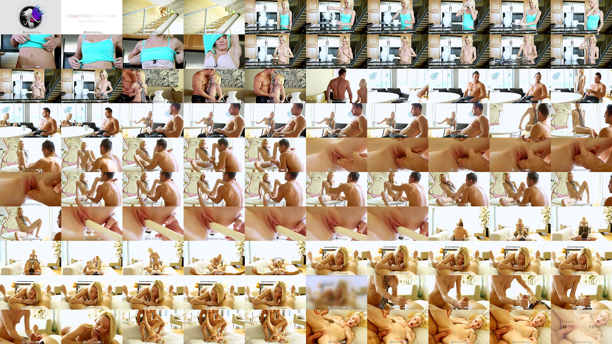HD FantasyHD - Sammie Daniels swallows man cream after her coffee 预览图