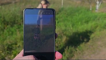 Outdoor Nude Photoshoot Turns Into Hard Facesitting & Pussy Worship