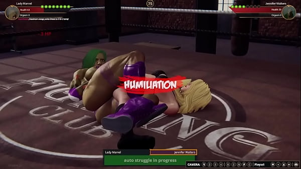 Lady Marvel VS Jennifer Walters (Naked Fighter 3D)