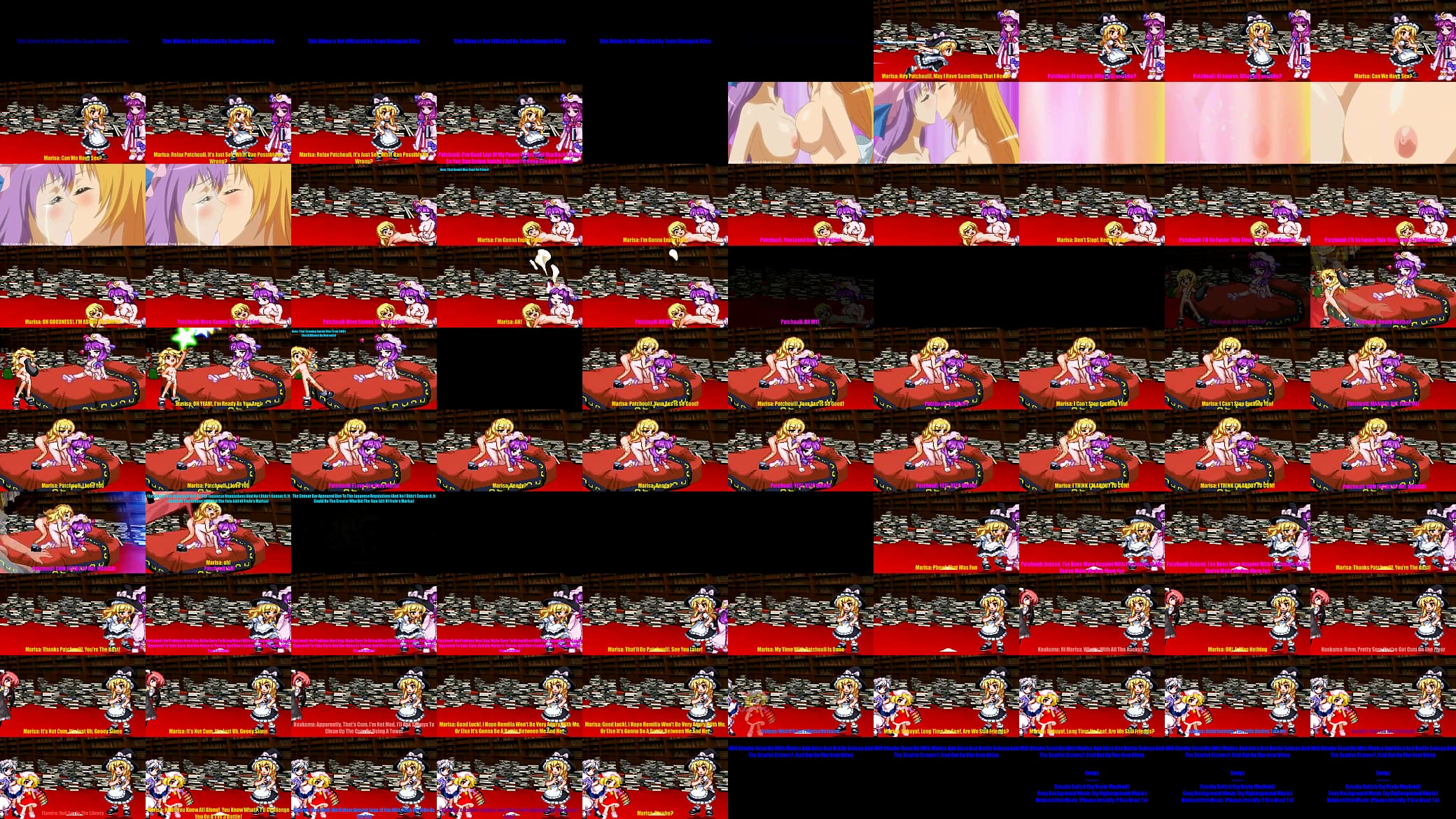 Marisa Makes love with Patchouli (Touhou Parody) 预览图