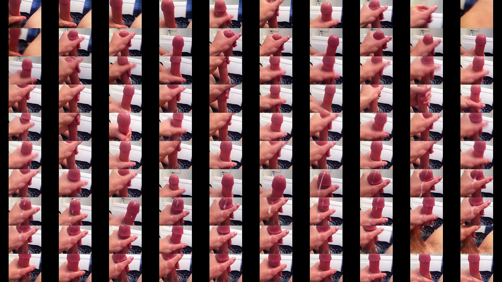 Guy jerks it and cums a ton 预览图
