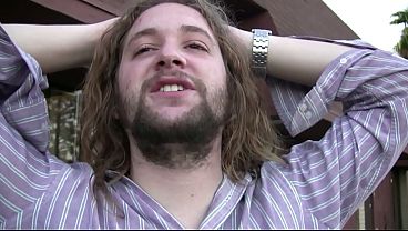 Next, she bends over, letting her boyfriend spread open her bubble butt, to spit on her...