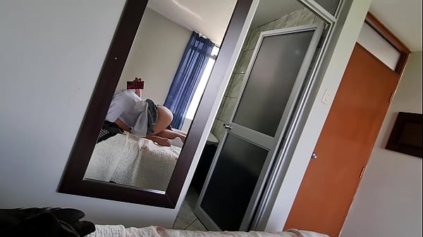 He comes to watch movies at my house but we end up fucking MOANS