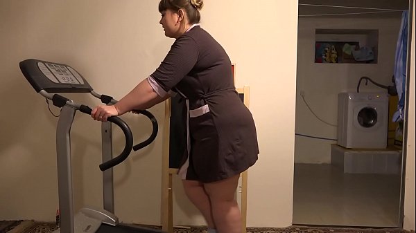 Download Video - BBW with a anal plug in a fat ass runs on a treadmill&comma; and then completely undresses in a public place&period; Fetish compilation&period;