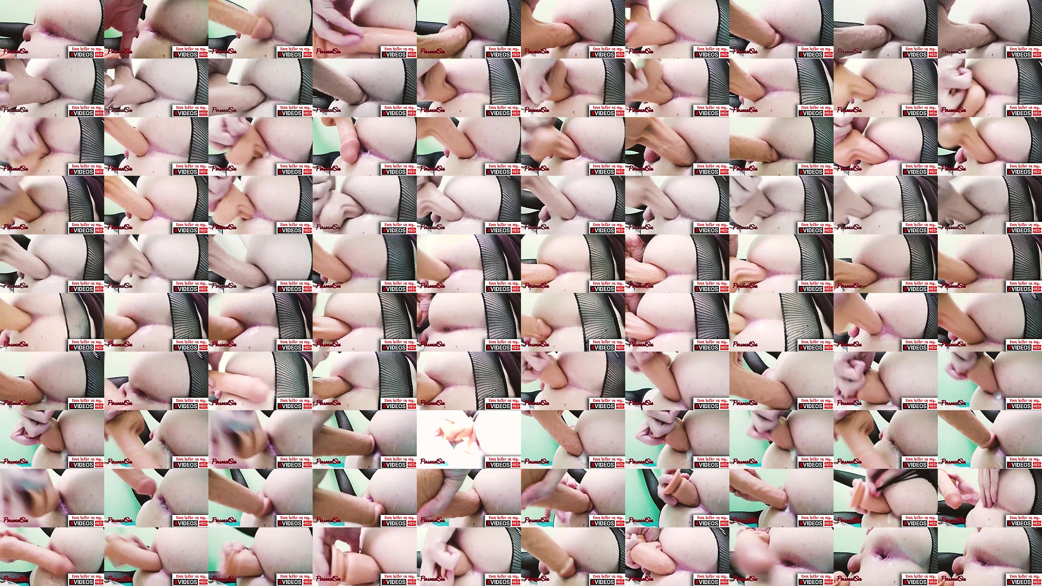 Extracloseup playing with asspussy by hard dildo 预览图