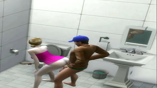 Fn athletic pawg from the back in the deli bathroom 2 min