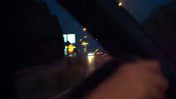 Brazilian girl of European parents, street girl has sex in a car for money