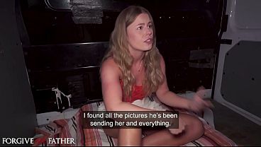 Cheating blonde Samantha Joiner gets creampie from stranger hard fast fuck with Scottish girl