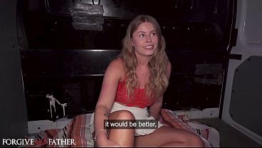 Cheating blonde Samantha Joiner gets creampie from stranger hard fast fuck with Scottish girl