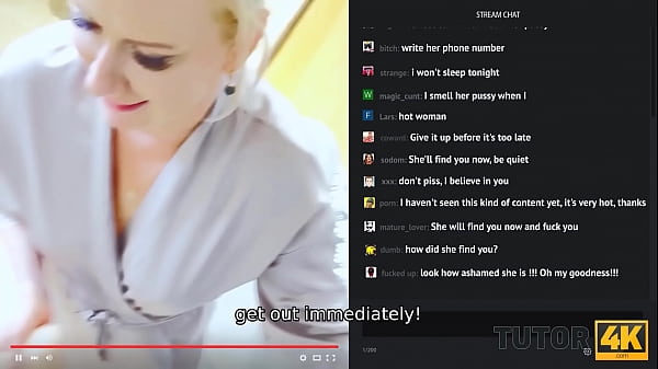 Download Video - TUTOR4K&period; Perv sneaks into math teachers apartment and they have sex