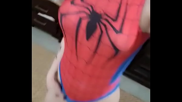 Late night spider girl tease