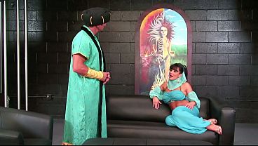 Blonde Genie Grants Her Master's Sexual Wishes