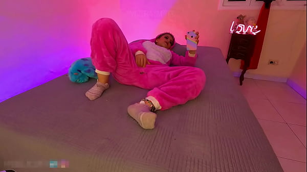 Cosplay Petite Teen Takes off his Pajama