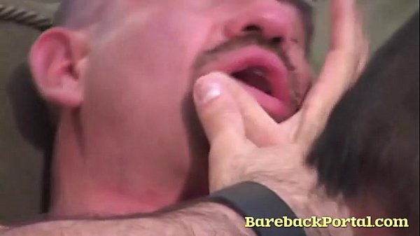 Horny bears in bareback video