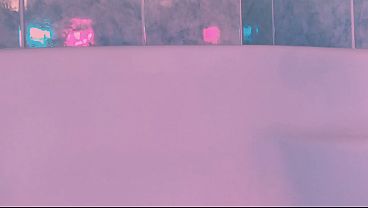 Pissing in the tub and fingering her open pussy