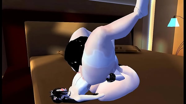 Vaquerita ordeñando vaquita uwu