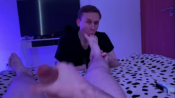 Hungry Foot Fetishist Eating my Smelly Feet & L...