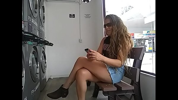 Young latina goes crazy and does exhibitionism ...